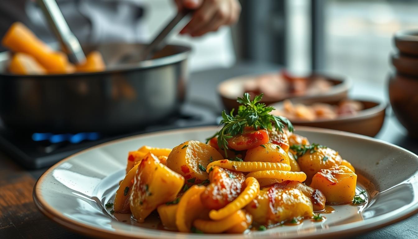 Healthy home cooking bowl